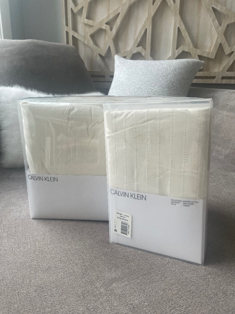 Calvin Klein Lennox King Duvet Cover and King Pillow Shams